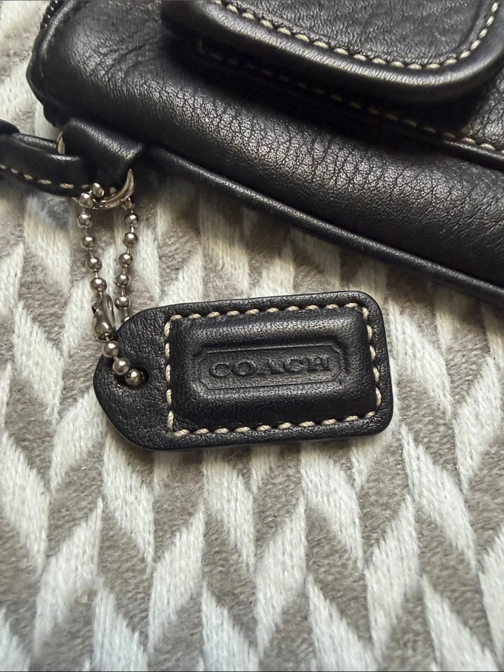 Coach Leather Wristlet